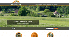 Desktop Screenshot of krisnuvdvur.cz